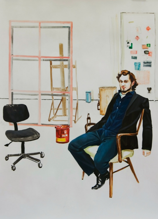 Dimitrij– study, Oil, 70 x 100 cm