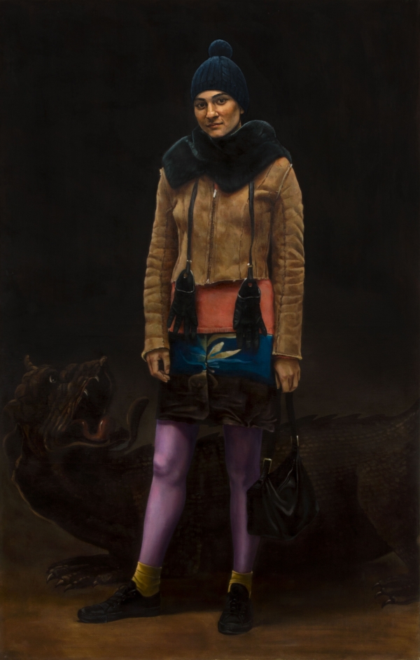 Anna K.E., Oil, 115 x 180 cm