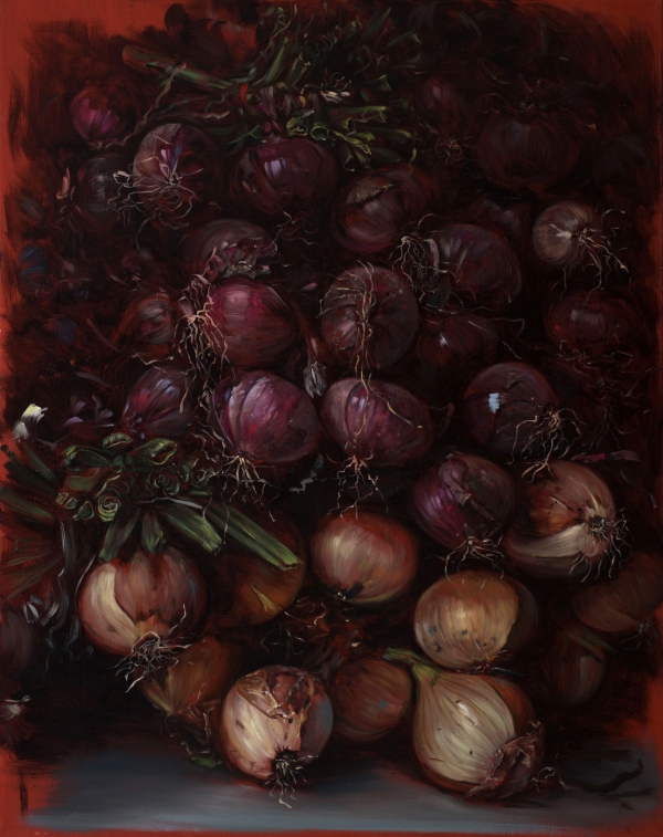Onions, Oil, 95 x 120 cm