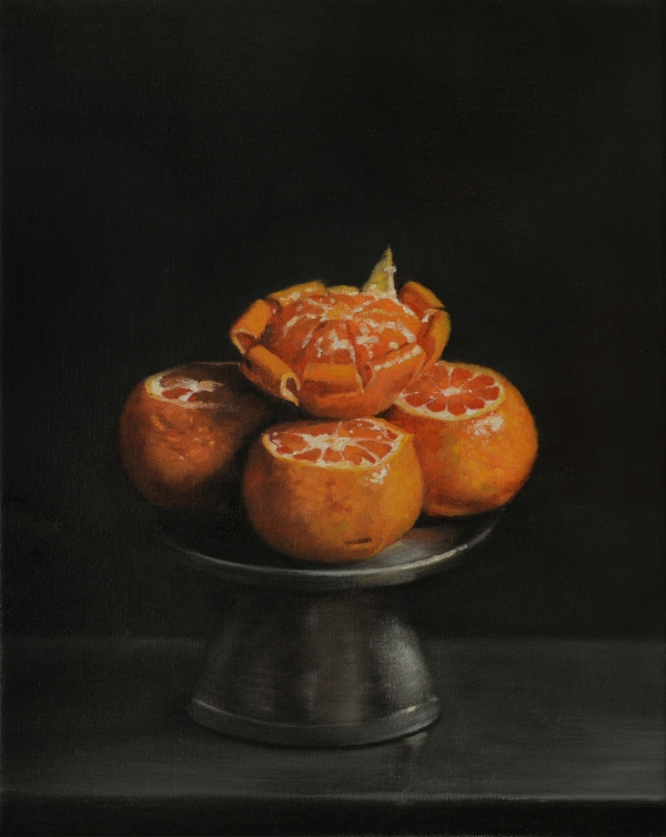 Tangerines, Oil, 40 x 50 cm
