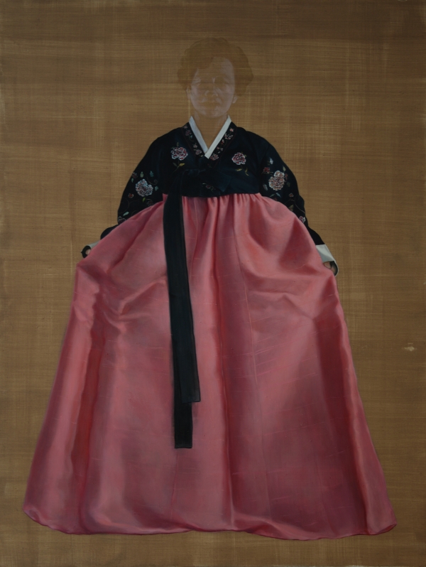 Ho-Za – from beige to pink, Oil, 130 x 170 cm