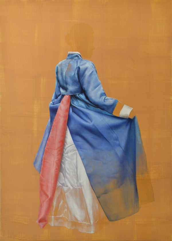Blue Hanbok, Oil, 130 x 180 cm