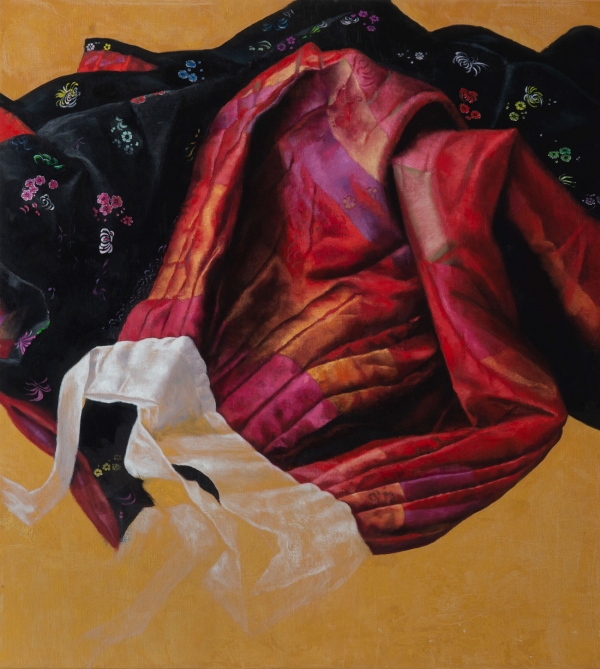 Drapery, Oil, 95 x 105 cm