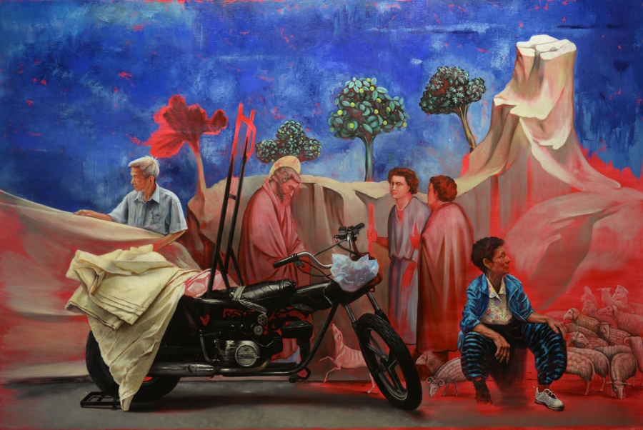 Tales from Padua, Oil, 300 x 200 cm